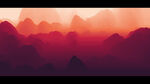 雾山景观画