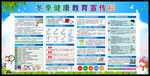 冬季健康教育宣传栏