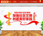社区文明文化墙