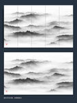水墨画山水