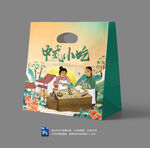小吃纸袋包装