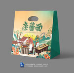 杂酱面纸袋包装