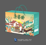 杂酱面包装