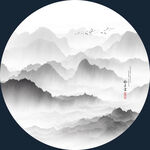 新中式水墨画