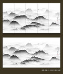 泼墨水墨画