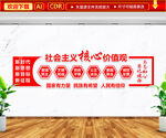社会主义核心价值观文化墙