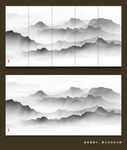 抽象山水画