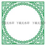 传统边框矢量图案