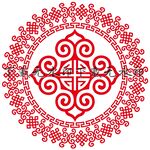 传统民族花边背景