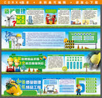 工地质量管理 安全通道展板