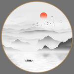 意境山水画