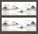 轻奢水墨画 