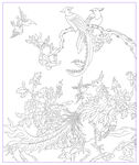 牡丹花鸟