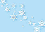 淡雅雪花图
