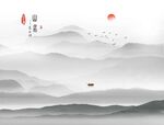禅意水墨山水