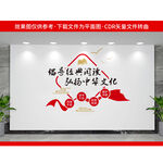 阅览室文化墙