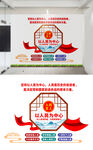 以人民为中心文化墙设计