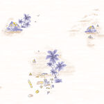 手绘清新海景图