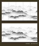 巨幅水墨画