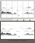 山水抽象画