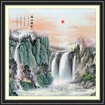 中堂山水画