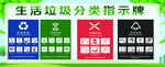 生活垃圾分类指示牌
