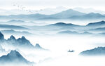 现代 新款客厅山水 TIF分层