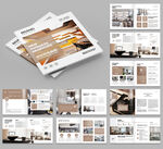 正方形全屋定制画册模板