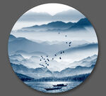 中式山水画