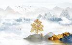 新中式背景墙