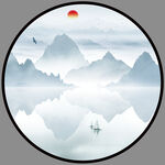 水墨山水画 