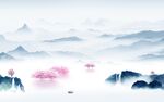 大气客厅新山水画 TIF分层