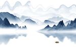 最新 意境画山水 TIF分层图
