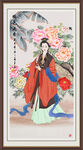 牡丹仕女
