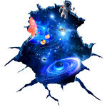 3D宇宙星空地板地画 