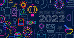 2022新年插画海报