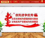 创先进争优秀文化墙