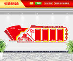 童心向党快乐成长文化墙