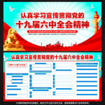 十九届六中全会展板
