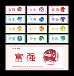 核心价值观展板