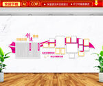 巾帼文明创建园地文化墙