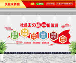社会主义核心价值观文化墙