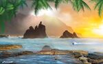 爱情海 大海 山水 风景 轮船
