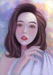 美女头像厚涂头像美女照片