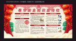 春节安全知识宣传栏