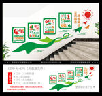 校园楼梯文化墙