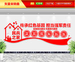 传承红色基因文化墙