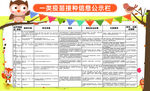 一类疫苗公示栏