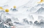 新中式背景墙