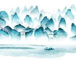 新中式山水画